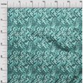 thumbnail image 3 of oneOone Cotton Cambric Turquoise Green Fabric Abstract Fabric For Sewing Printed Craft Fabric By The Yard 42 Inch Wide, 3 of 4