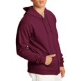 thumbnail image 4 of Hanes Mens ComfortBlend EcoSmart Full Zip Hoodie, S, Maroon, 4 of 6