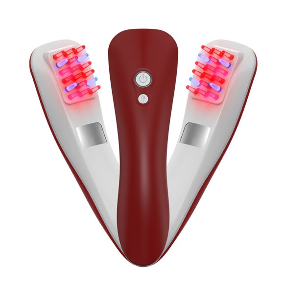 KTS Electric Scalp Massager, Portable Head Massager Red light and blue light promote hair growth for Relaxation