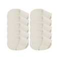 thumbnail image 3 of 10 Pieces Golf Iron Headcovers Iron Protective Cover PU Durable Lightweight Golf S White, 3 of 9
