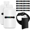 thumbnail image 2 of Ynlkorvg 14PCS Test Kit Includes 2 Translucent Portable Travel Empty Bottles 10 Adhesive Temperature Test Strips For Testing, 2 of 8
