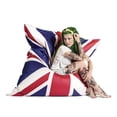 thumbnail image 4 of Gouchee Home Union Jack Bean Bag Chair – Water-Repellent Fabric with Polystyrene Bead Filling, Suitable for Adults and Teens, Lightweight & Portable Seating for Bedroom, Dorm or Living Room, 4 of 6