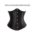 thumbnail image 3 of pitrice Corset Amincissant à Lacets pour Femmes, sous-Poitrine, Noir, 3 of 9