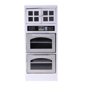 Siruishop 1/12 Four micro-ondes de cuisine Cabinet pour l'ameublement DIY Affichage de la fenêtre du modèle