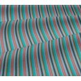 thumbnail image 4 of oneOone Viscose Jersey Fabric Multicolor Stripe Decor Fabric Printed BTY 60 Inch Wide, 4 of 4