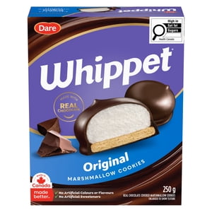 Whippet Original Chocolate Covered Marshmallow Cookies, Dare