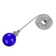 thumbnail image 1 of Unique Bargains Ceiling Fan Pull Chain Light Lighting Accessories Extension Ice Cracked Crystal Ball Pendant Blue, 1 of 6