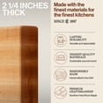 thumbnail image 3 of John Boos RA-Board Reversible Wood Bamboo Cutting Board, 20" x 15" x 2 1/4", Maple, 3 of 9