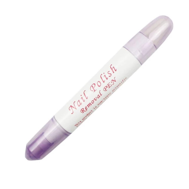 Nail Polish Corrector Pen with 3 Replaceable Tips: Manicure Tool for Quick Nail Art Mistake Cleanup, Refillable Design for Home & Salon Use