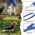 thumbnail image 2 of Nylon Dog Training Leashes Walking Pet Leash Rope Traction Rope for Small Large Dogs 1.5M /1.8M /3M /4.5M/ 6M /10M Pet Supplies, 2 of 5