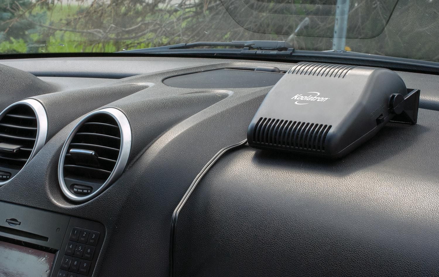 Koolatron 12V Car Heater and Defroster, Fast Heating & Frost-Free Window Solution