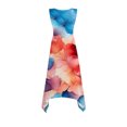 thumbnail image 4 of Ovzne Robes d'Été pour Femmes Robe Femme Robes pour Femmes Sans Manches Col Rond à Cordon Décontractée à Volants Ligne A Mini-Robe Robe Grande Taille Liquidation, 4 of 7