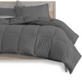 thumbnail image 4 of Bare Home Bedding Set 7 Piece Comforter & Sheet Set - Queen - Goose Down Alternative - Ultra-Soft 1800 Premium Bed Set (Queen, Grey/Light Grey), 4 of 10