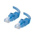 thumbnail image 1 of C2G 3ft Cat6 Snagless Unshielded (UTP) Ethernet Network Patch Cable (25pk) - Blue - Patch cable - RJ-45 (M) to RJ-45 (M) - 3 ft - CAT 6 - molded, snagless, stranded - blue (pack of 25), 1 of 6
