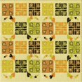 thumbnail image 1 of Ahgly Company Tapis d'Intérieur Lavable en Machine Carré Transitionnel Bisque Foncé Marron, 7 Pieds Carré, 1 of 7