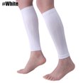 thumbnail image 1 of 1Pair Calf Compression Sleeves For Men & Women -Leg Compression Sleeve-Footless Compression Socks for Shin Splint &Varicose Vein White, 1 of 6