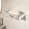 thumbnail image 3 of Shower Soap Dispenser Wall-mounted Soap Box for Shower Detachable Easy to Clean Space-saving Bathroom Storage Organizer with No-drill Installation Pet, 3 of 8