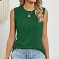 thumbnail image 2 of AherBiu Débardeur pour Femmes Ample Décontracté Sans Manches Col Rond Camisole Couleur Unie Tunique Confortable, 2 of 6