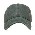 thumbnail image 4 of Unisex Men Women Solid Color Sun Hat Adjustable Baseball Cap Hip Hop Hat, 4 of 4
