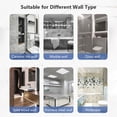 thumbnail image 4 of Mistaha Wall Mount Paper Towel Dispenser Multifold Hand Towel Tissue Holder with Key Lock for Bathroom Kitchen Bedroom, 4 of 8