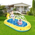 thumbnail image 4 of TFixol Dinosaur-Themed Inflatable Water Play Pool for Kids - Outdoor Summer Fun with Dual Spray Systems, Large PVC Design for Backyard, Beach, or Lawn Use, 4 of 6