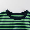 thumbnail image 4 of RXIRUCGD 2025 Vêtements d'Été pour Enfants T-shirt à Manches Courtes à Rayures Col Rond, 4 of 6