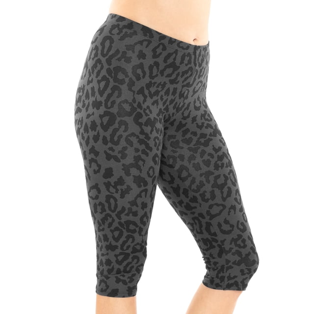 Stretch Is Comfort Women's Plus Size Knee Length Leggings| Adult X-Large - 7x