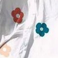 thumbnail image 5 of Pisexur Robe à Manches Longues à Col en V Longueur Cheville Mode Femmes Col en V Manches Longues Chemise Imprimée Irrégulière Longue Robe Blouse pour Femmes, 5 of 5