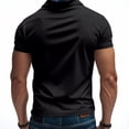 thumbnail image 4 of asjyhkr Mens Summer Shirts Short Sleeve Fashion 2025 Golf Shirts Button Quick Drying Comfy Soft Athletic Tees, 4 of 9