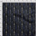 thumbnail image 4 of oneOone Georgette Viscose Medium Blue Fabric Abstracts Sewing Material Print Fabric By The Yard 42 Inch Wide, 4 of 4