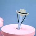 thumbnail image 2 of Lanyard Chapeau de Cowboy Housse en Paille de Silicone - Réutilisable pour Tasses, 2 of 6