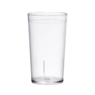Lubelski Gobelet à Boire 210/280/350/450 ml Style Restaurant Résistant aux Bris Gobelet Highball Transparent en Acrylique pour Fête