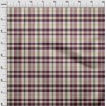 thumbnail image 4 of oneOone Rayon Pink Fabric Check Craft Projects Decor Fabric Printed By The Yard 56 Inch Wide, 4 of 4