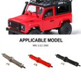 thumbnail image 4 of maskred CNC Rear Axle For 1/12 MN D90 OFF-Road RC Car Accessories Replacement Parts Red, 4 of 6