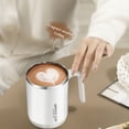 thumbnail image 4 of TopLLC Stainless Steel Mug Breakfast Mug Milk Mug With Lid Coffee Mug Office Mug For Men And Women insulated cup, 4 of 8