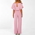 thumbnail image 2 of TIMIFIS Combinaison pour Femme Élégante Décontractée Sans Manches Plissée Taille Haute Longue Combinaison on, 2 of 6