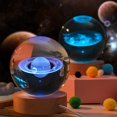 thumbnail image 4 of 3d Glowing Crystal Ball Night Light Ornament Creative Coloful Night Scene Lamp With Base For Home Decor Gift, 4 of 9