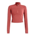 thumbnail image 4 of Timegard Womens Lightweight Athletic Jacket Zipper Trackshirts Workout Running Jackets with Thumb Holes, 4 of 4