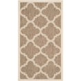 thumbnail image 1 of Safavieh Courtyard Tapis Intérieur Extérieur Marron - 2 Pieds x 3 Pieds7 Pouces, 1 of 1