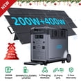 thumbnail image 1 of ABOK Ark3600 3840Wh Solar Generator with 600W Solar Panel–Portable Power Station for Home, Camping, RVs, Outages, Off-Grid Green Energy, 1 of 9