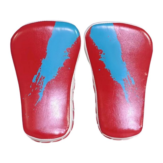 jinwen Kids Taekwondo Kick Pad Boxing Hand Target Tkd Sparring Gear Kick Boxing Pad Red