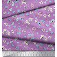 thumbnail image 2 of Soimoi polyester Crepe Fabric Artistic Floral Decor Fabric Printed Yard 42 Inch Wide, 2 of 5