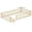 Beige, variant on Costway Twin Size Floor Bed with Door & Fence with Safety Guardrails Support Beige