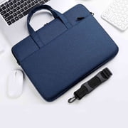 14 Inch Laptop Bag Briefcase, Xinsrenus Waterproof Business Bag Shoulder Crossbody Bag for Men Women, Portable Computer Case for Work Travel Commute with Multiple Pockets, Blue