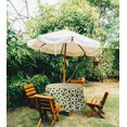 thumbnail image 2 of Vargottam Indoor/OutdoorRoundTablecloth 58 InchTablecloth with Umbrella Hole & Zip- Waterproof TableCloth TableCovers for Backyard Table -Olive Green, 2 of 7