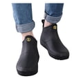 thumbnail image 3 of Bottes de Pluie Courtes Imperméables pour Hommes XZNGL, Mode Décontractée, Extérieur, à Enfiler, Chaussures d'Eau, 3 of 9