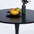 thumbnail image 4 of Maison Classique Modern Round Dining Table - Black, 4 of 6