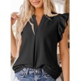 thumbnail image 4 of Admvng Hauts pour Femmes Décontractés Sans Manches à Col Rond Blouse Unie Chandail Camisole T-Shirt P-2TG, 4 of 8