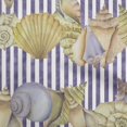 thumbnail image 1 of oneOone Rayon Olive Green Fabric Sea Shells Ocean Sewing Craft Projects Fabric Prints By Yard 56 Inch Wide, 1 of 4