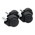 thumbnail image 1 of 1/2/4/5 Pcs Roue de Chaise Roulettes de Meuble 11mm Vis Pivot Roulettes Remplacer Quincaillerie Chariot Outil pour Chaises de Bureau/ordinateur, Fiable, 1 of 3